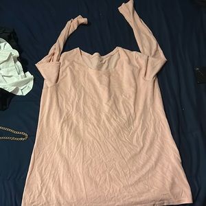 Long sleeve pink shirt